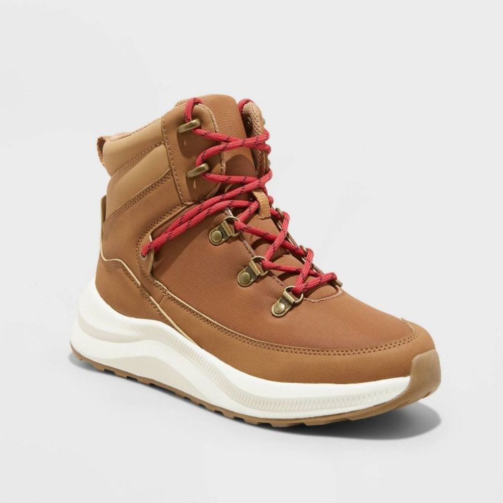New ~ Women's Norah Winter Hiker Boots - Universal Thread Cognac 9.5
